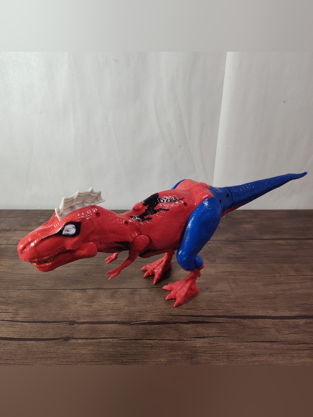 Marvel Spider-Man Web Chompin' Spider-Rex T-Rex  w/ Sounds -No dart-